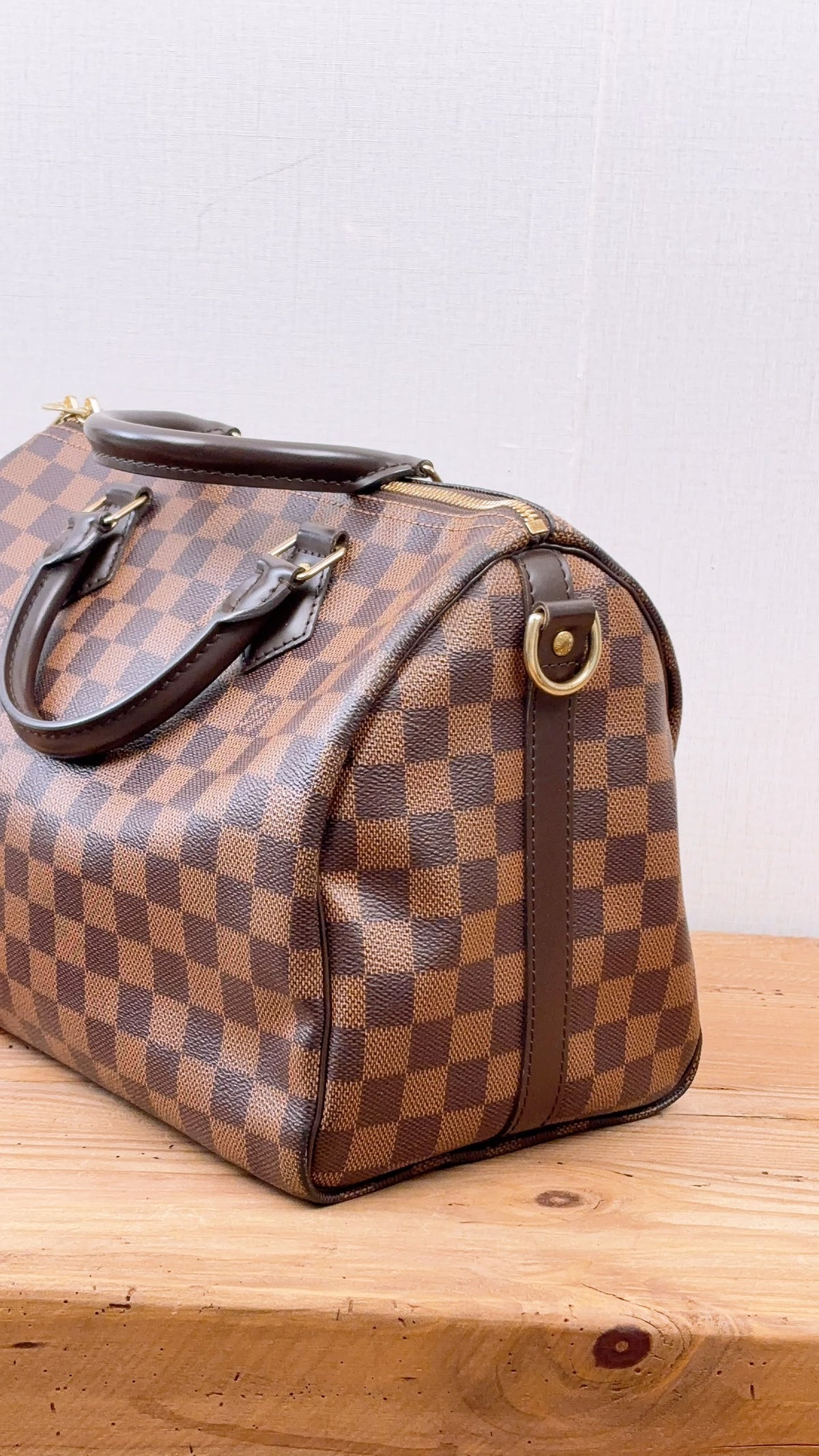 LV Damier Ebene Speedy 30 Bandouliere