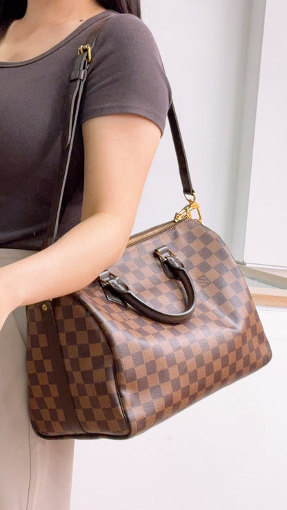LV Damier Ebene Speedy 30 Bandouliere