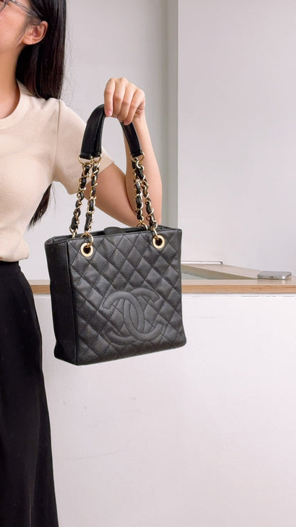 Chanel Black Caviar PST (GHW)