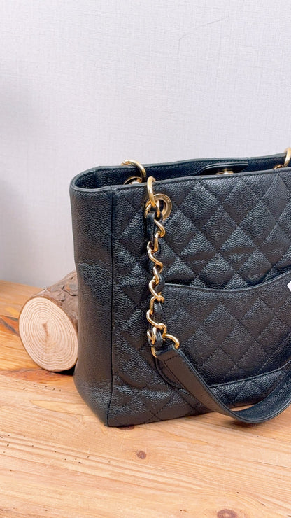 Chanel Black Caviar PST (GHW)