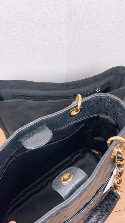 Chanel Black Caviar PST (GHW)