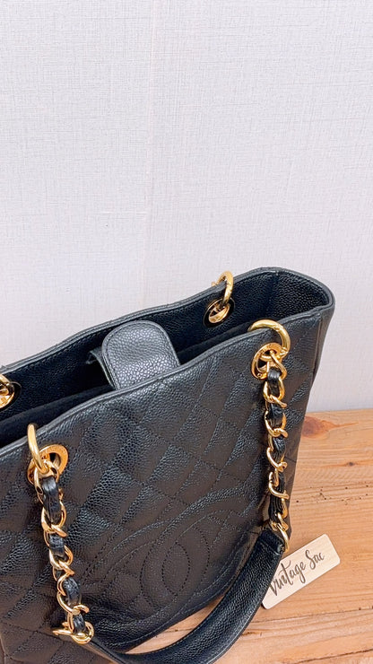 Chanel Black Caviar PST (GHW)