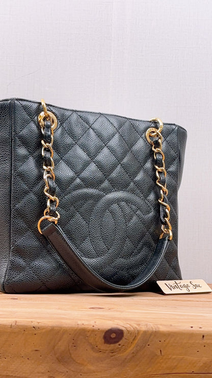 Chanel Black Caviar PST (GHW)