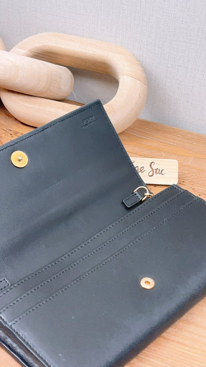 Fendi Black Calfskin By The Way WOC