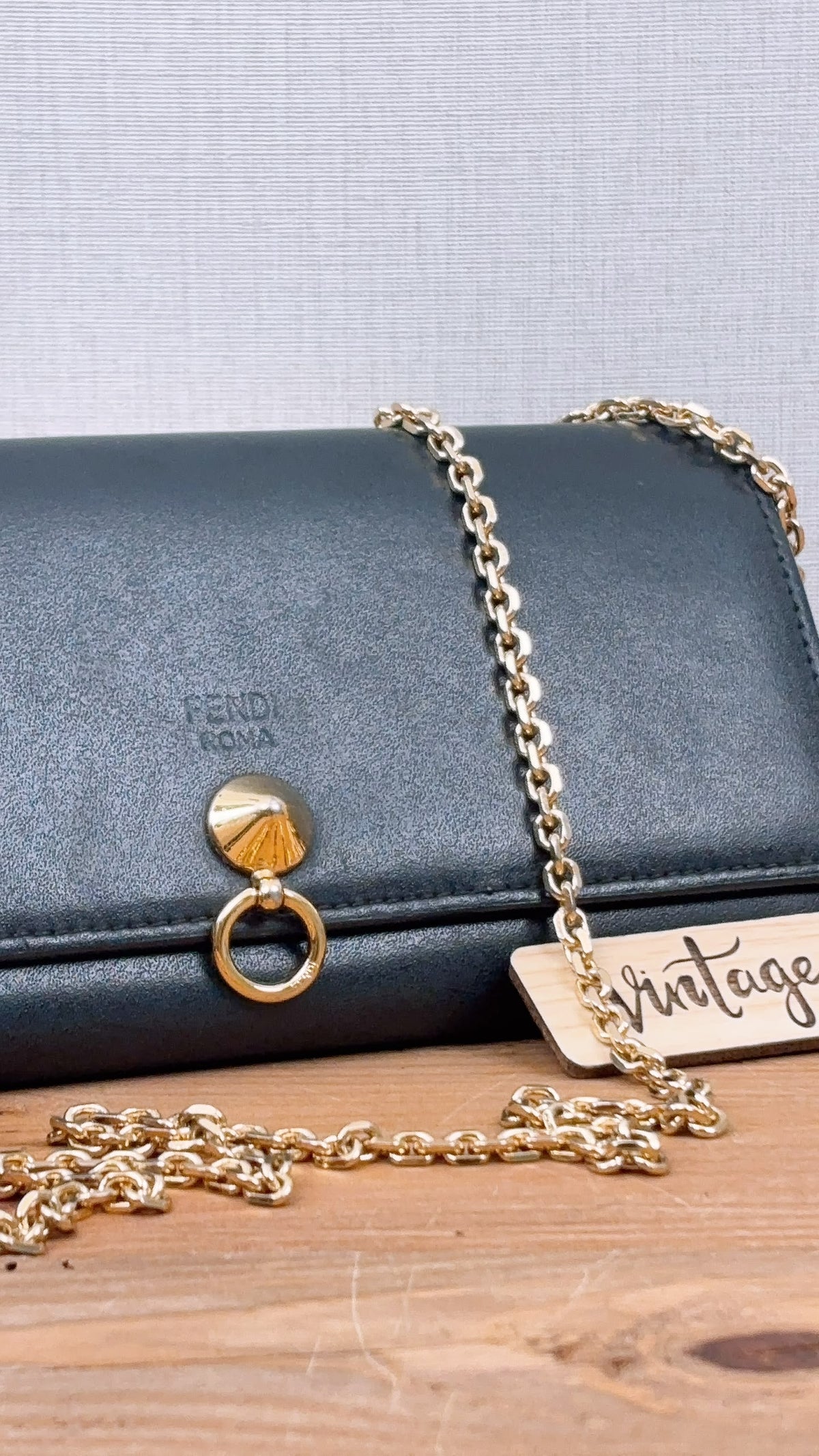 Fendi Black Calfskin By The Way WOC