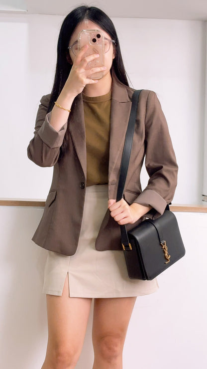 YSL Black Calfskin Medium Universite Bag (GHW)