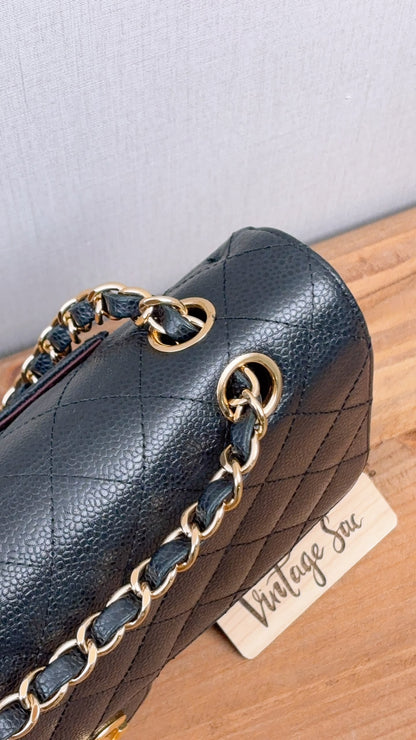 Chanel Black Caviar Medium CF (GHW)