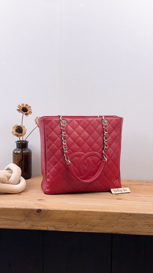 Chanel Red Caviar PST XL (SHW)