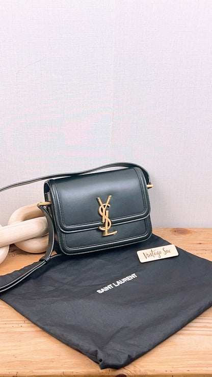 YSL Small Solferino Satchel Bag in Noir