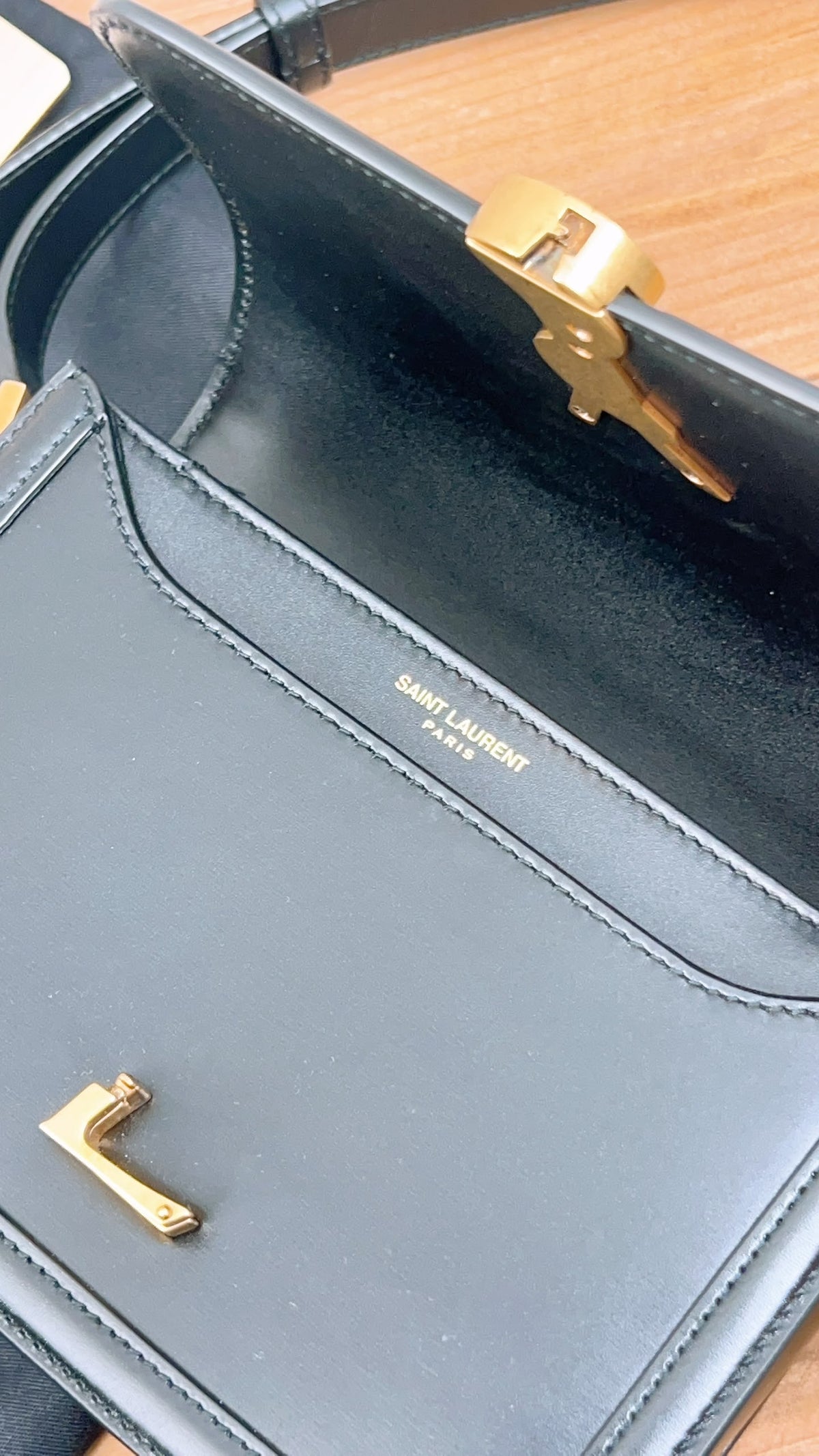 YSL Small Solferino Satchel Bag in Noir