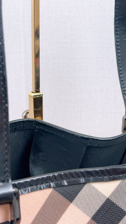 Burberry Coated Canvad Supernova Tote with Pouch