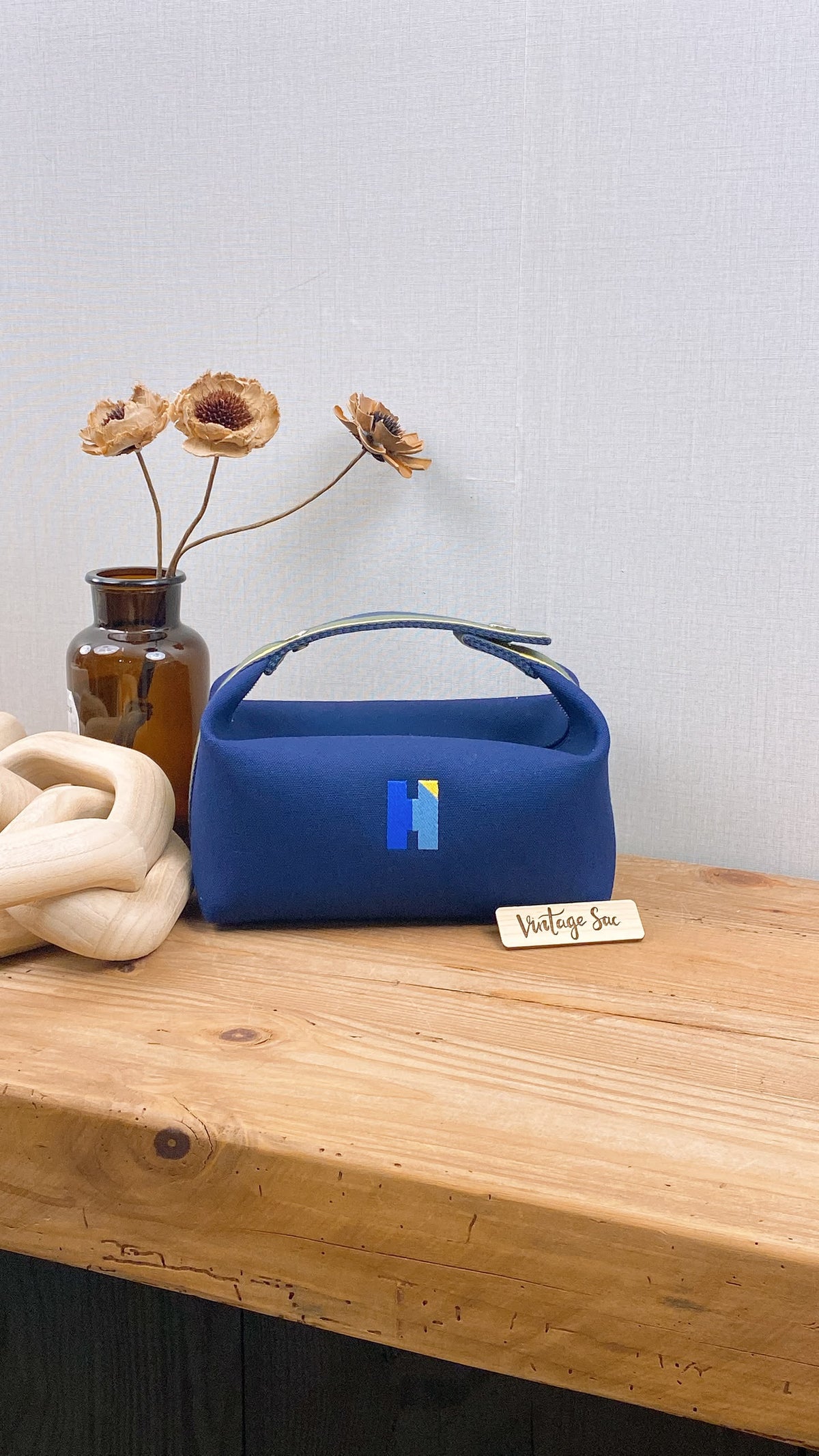 Hermes Blue Bride-A-Brac H Pavilion Case