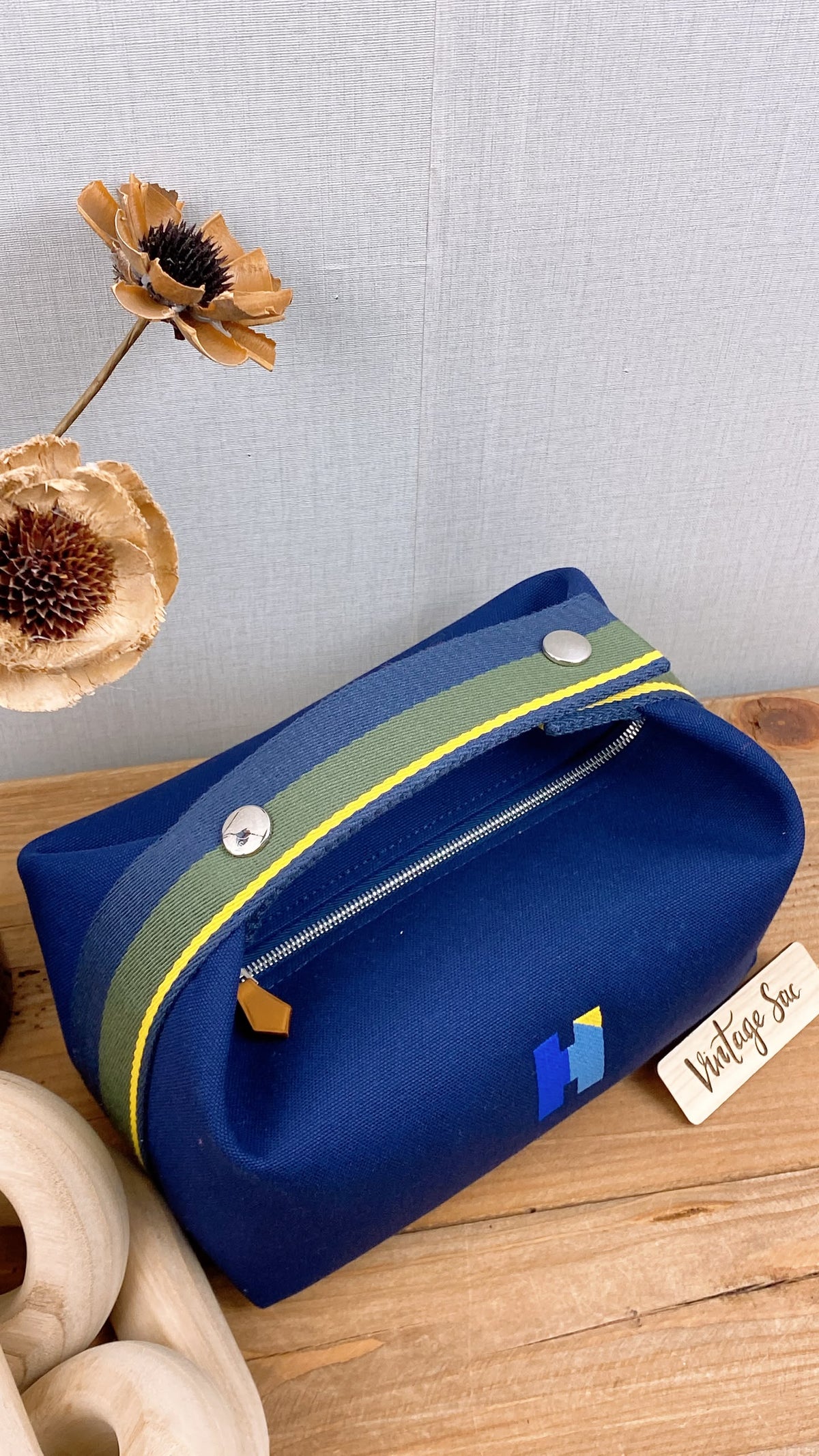 Hermes Blue Bride-A-Brac H Pavilion Case