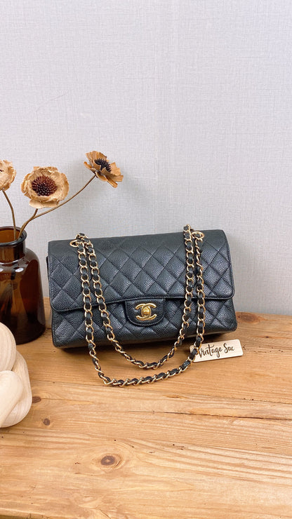 Chanel Black Caviar Medium CF (GHW)