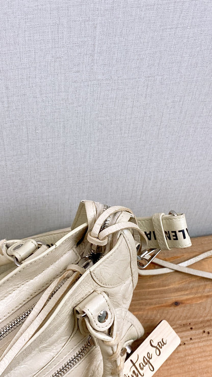 Balenciaga Ivory Mini City (SHW)