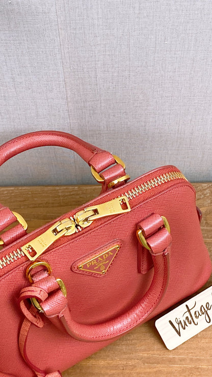 Prada Promenade Bag Saffiano Leather Mini Crossbody
