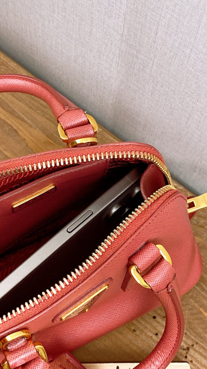 Prada Promenade Bag Saffiano Leather Mini Crossbody