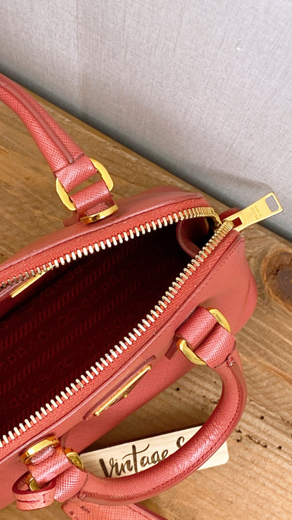 Prada Promenade Bag Saffiano Leather Mini Crossbody
