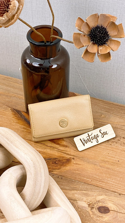 Chanel Beige Calfskin Key Pouch