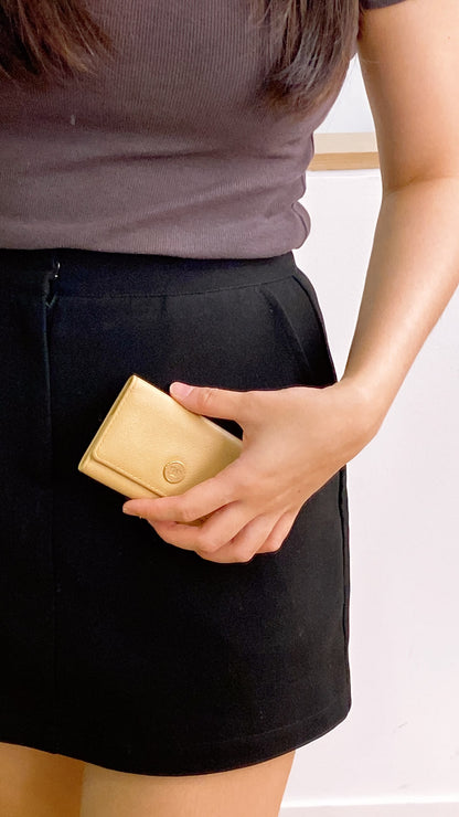 Chanel Beige Calfskin Key Pouch