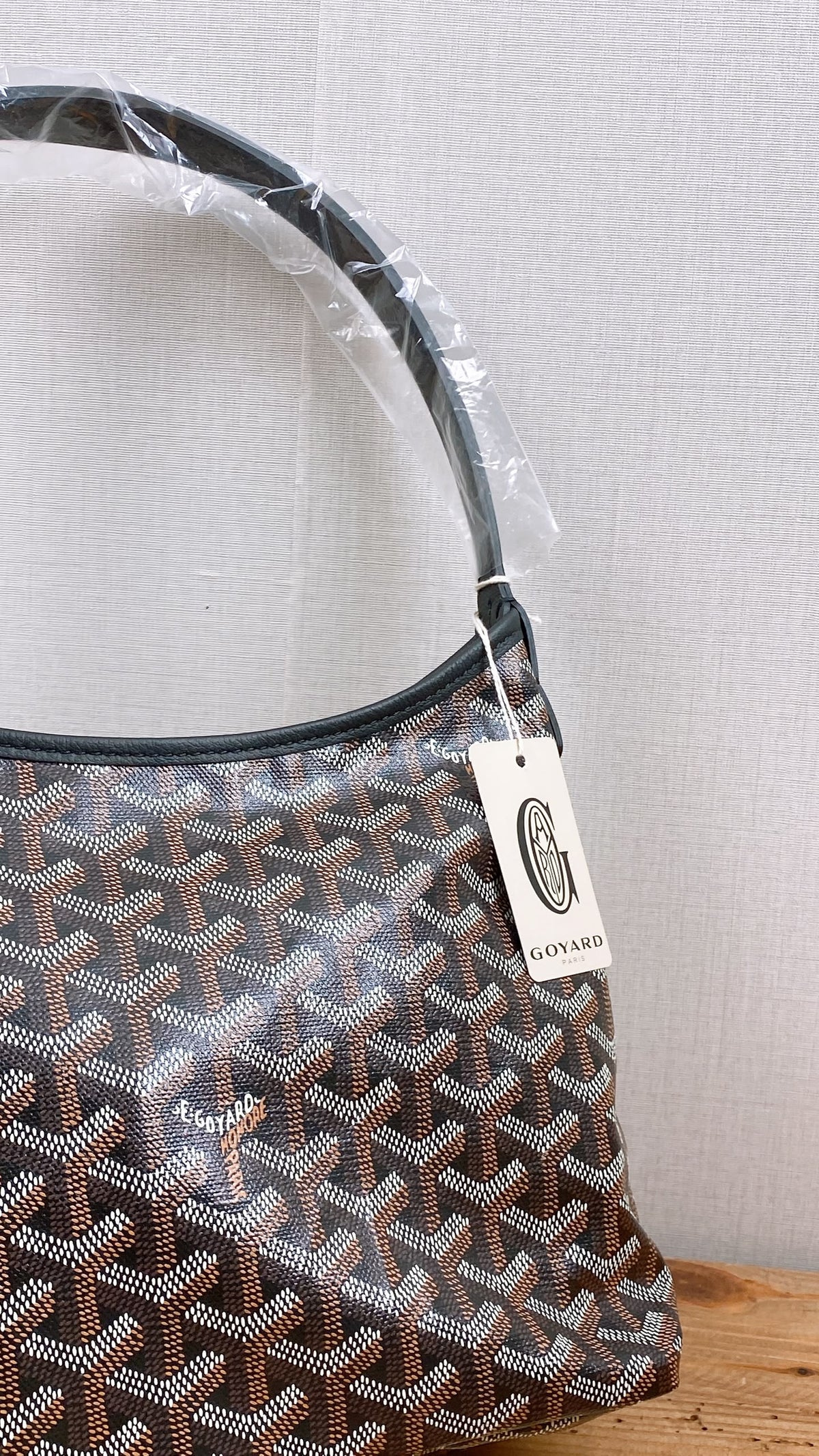 Goyard Black x Tan Hobo Boheme Mini Bag