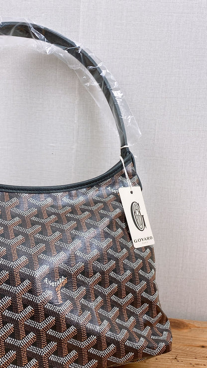 Goyard Black x Tan Hobo Boheme Mini Bag
