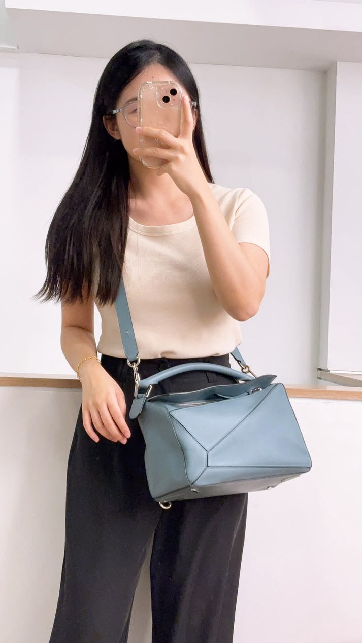 Loewe Stone Blue Medium Puzzle (SHW)