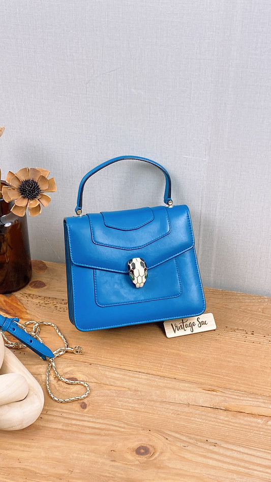 Bvlgari Serpenti Forever Top Handle Bag (GHW)