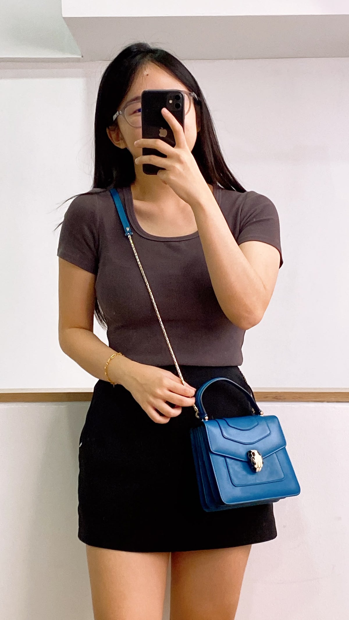 Bvlgari Serpenti Forever Top Handle Bag (GHW)