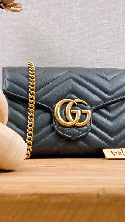 Gucci Black Marmont WOC