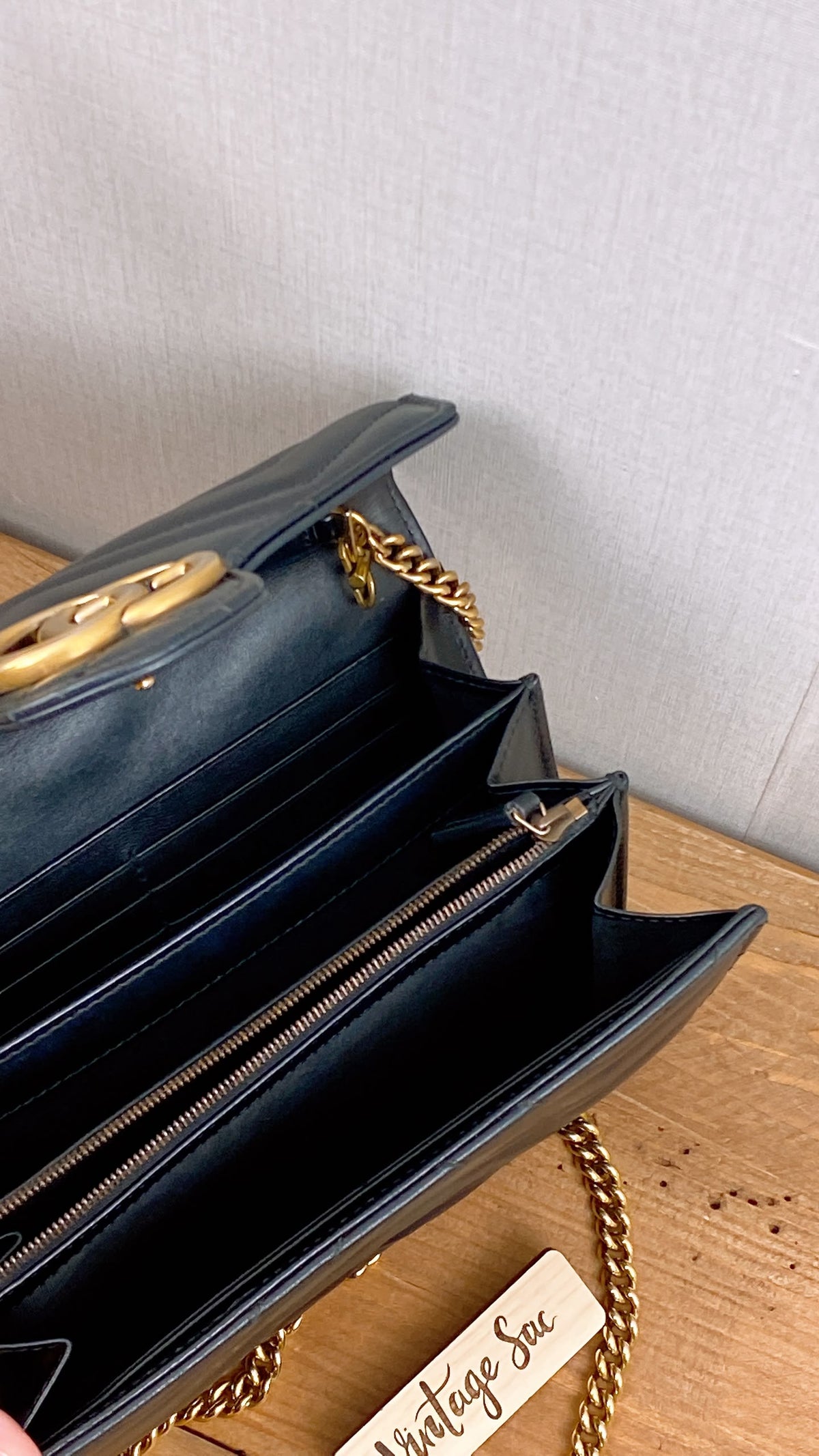 Gucci Black Marmont WOC