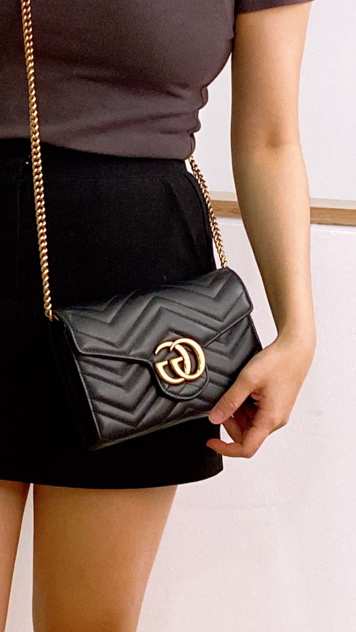 Gucci Black Marmont WOC
