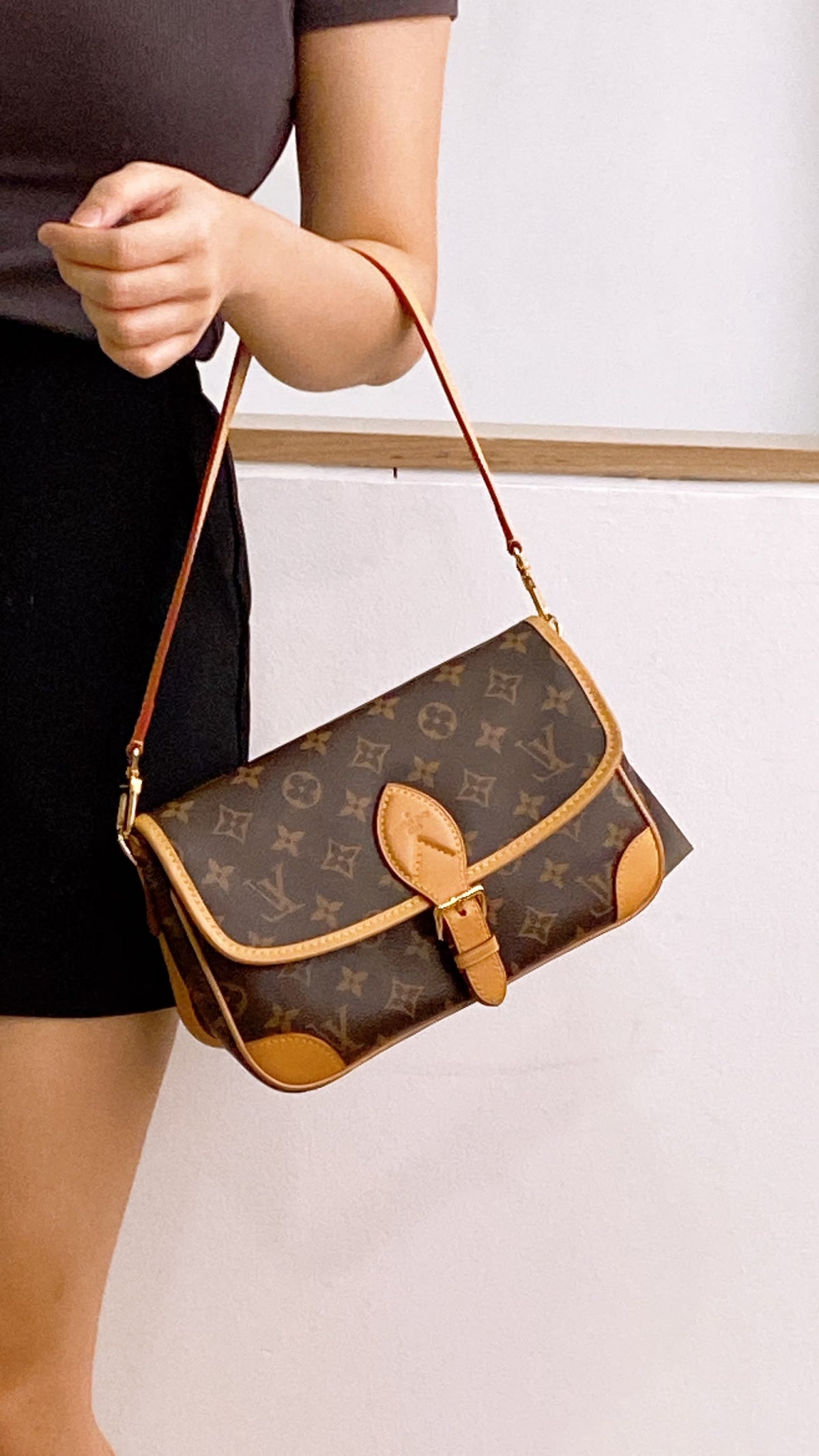 LV Monogram Diane Black Bag
