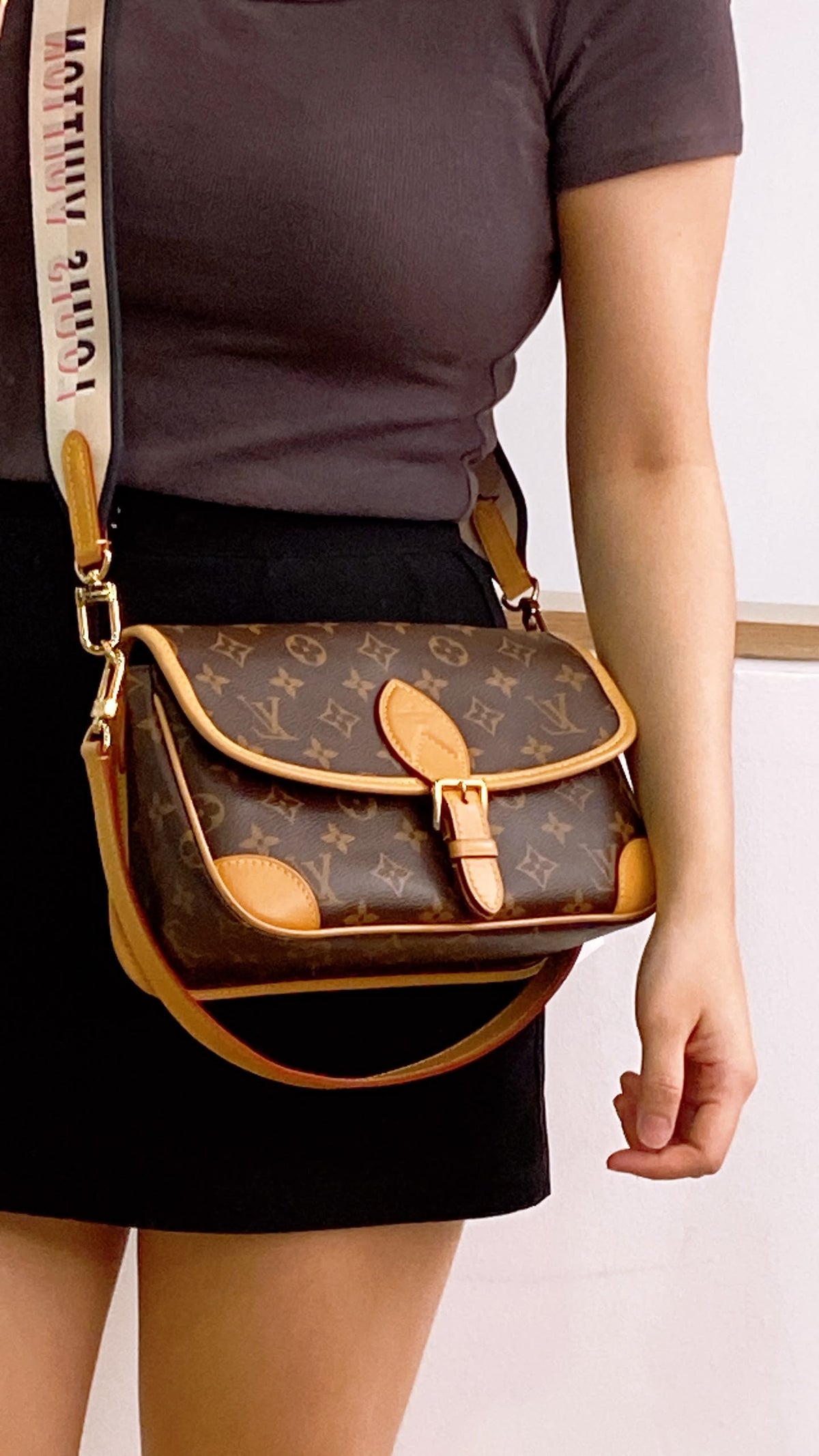 LV Monogram Diane Black Bag