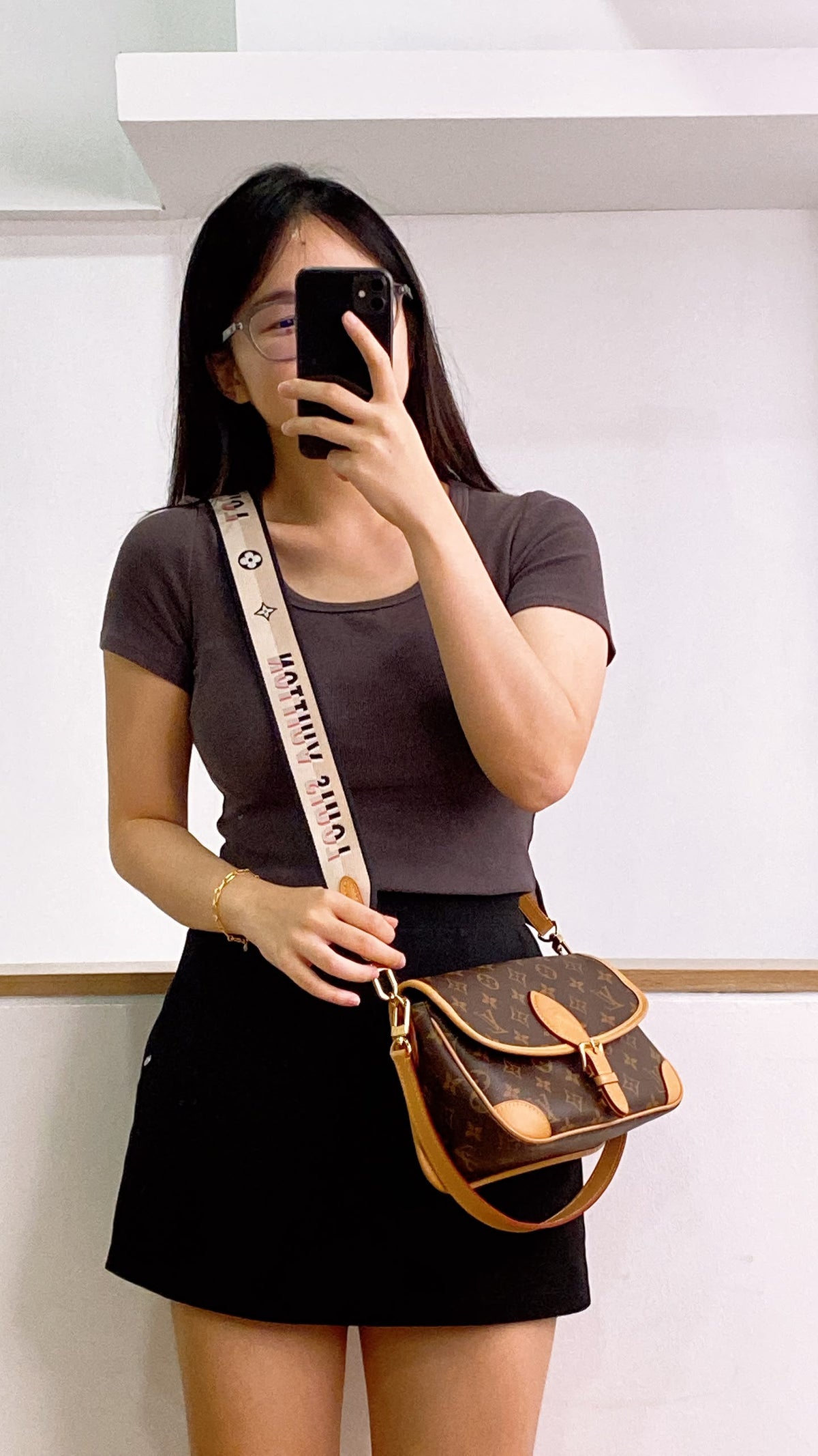 LV Monogram Diane Black Bag