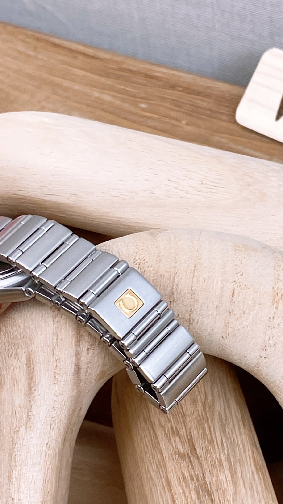Omega Steel Constellation Mini Quartz Watch 22.5mm