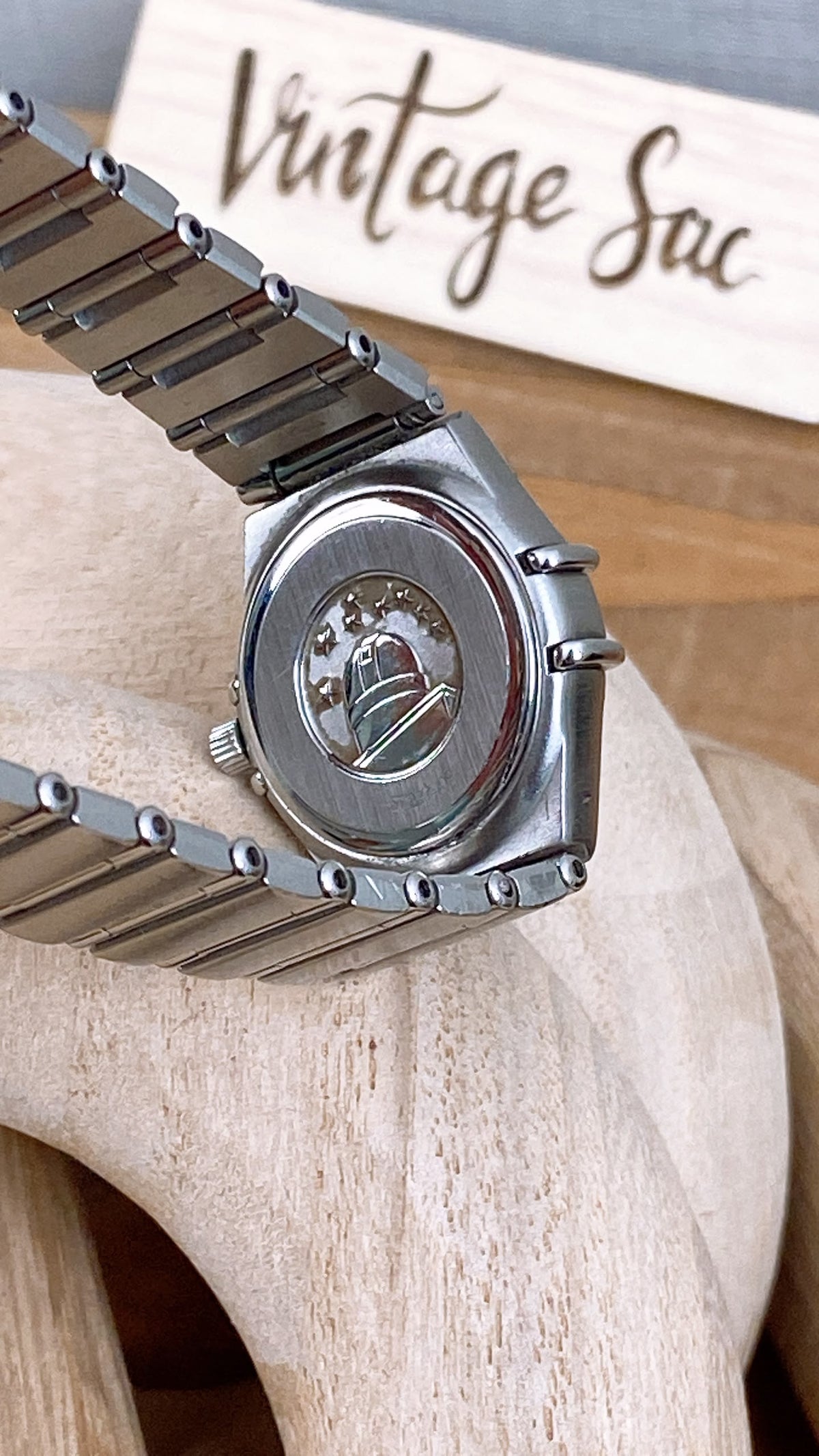 Omega Steel Constellation Mini Quartz Watch 22.5mm