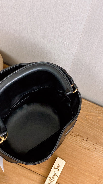 YSL Gaby Quilted Bucket Bag