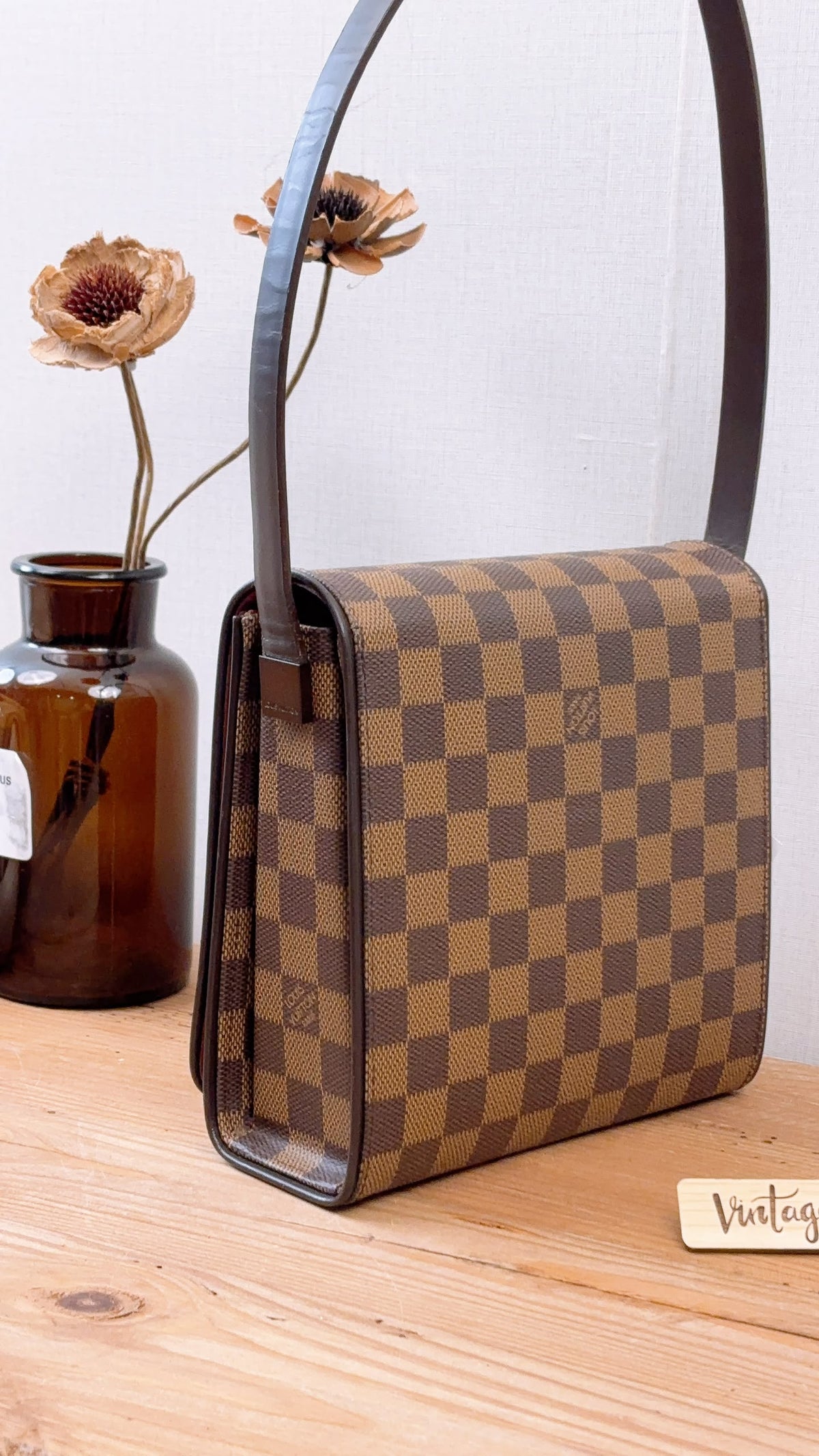 LV Damier Ebene Tribeca Mini Shoulder Bag