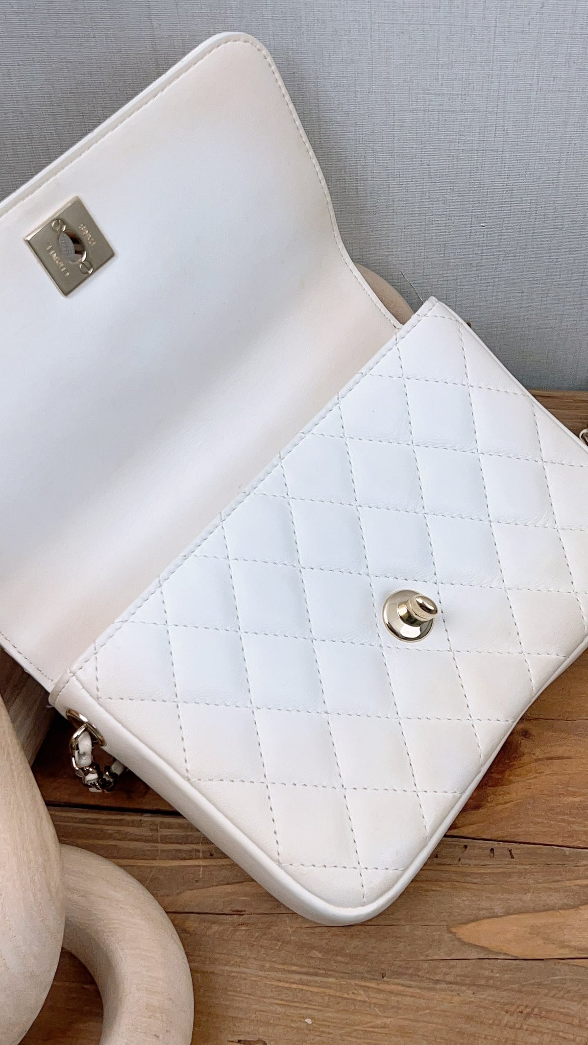 Chanel Black/White Double Side Pack Sling Bag