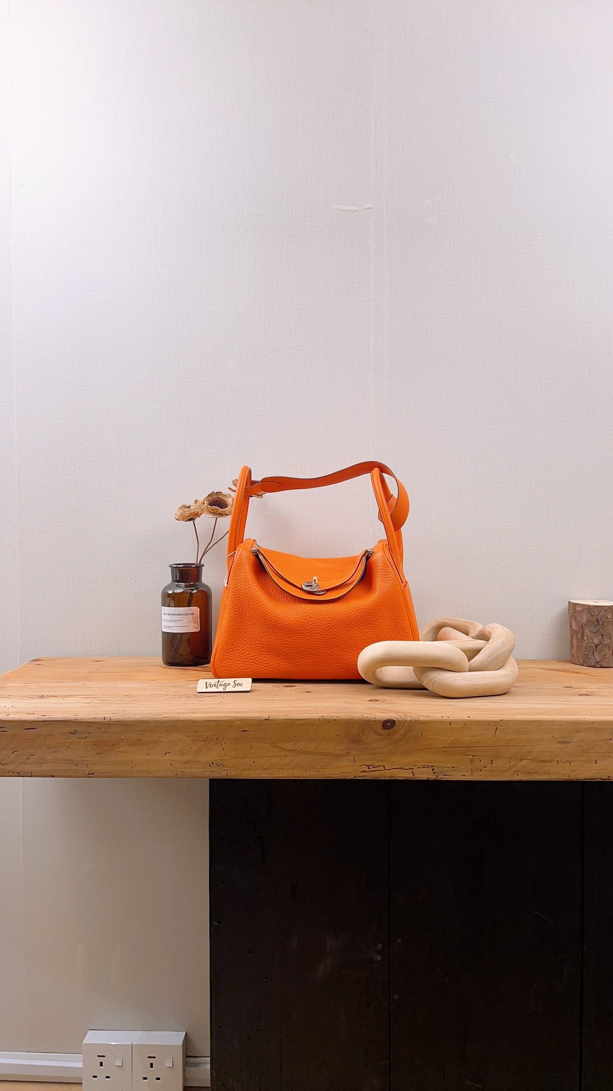 Hermes Lindy 30 Verso Orange Vermillion (PHW)