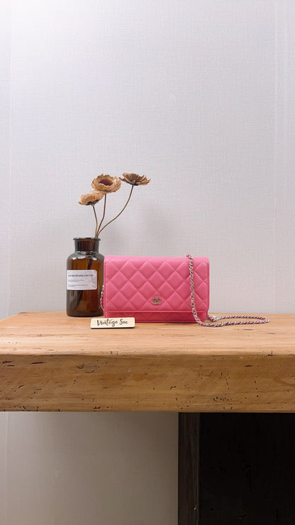 Chanel Pink Lambskin WOC (SHW)