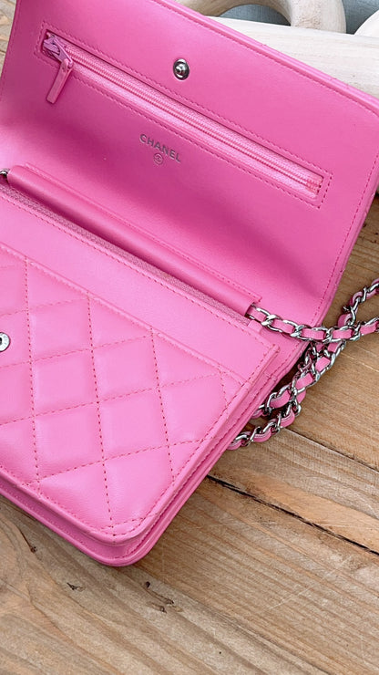 Chanel Pink Lambskin WOC (SHW)