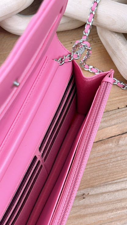 Chanel Pink Lambskin WOC (SHW)