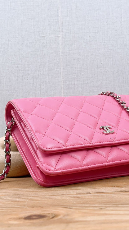 Chanel Pink Lambskin WOC (SHW)