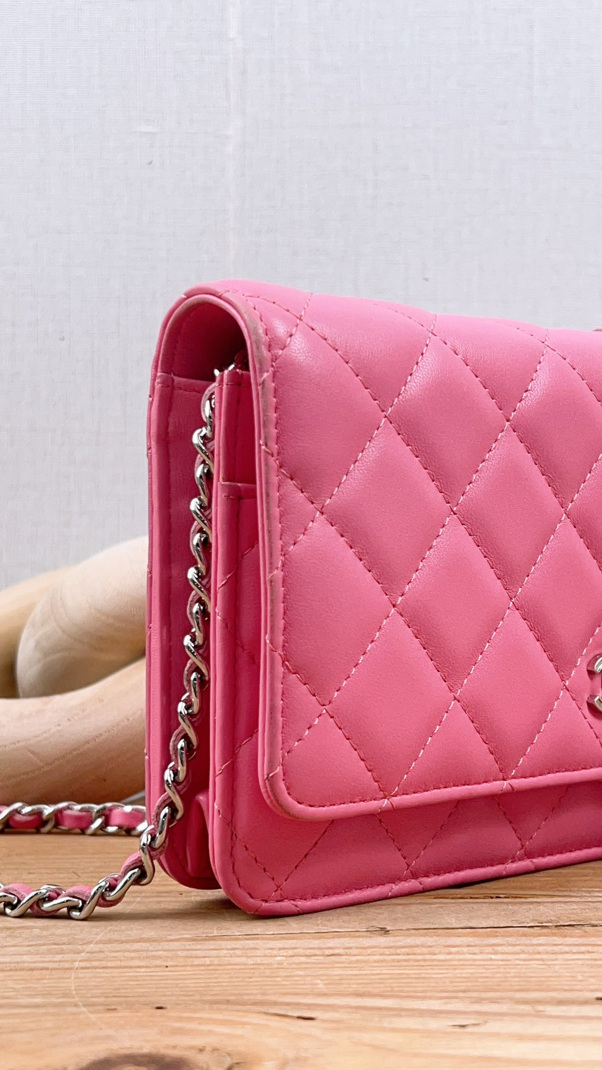 Chanel Pink Lambskin WOC (SHW)
