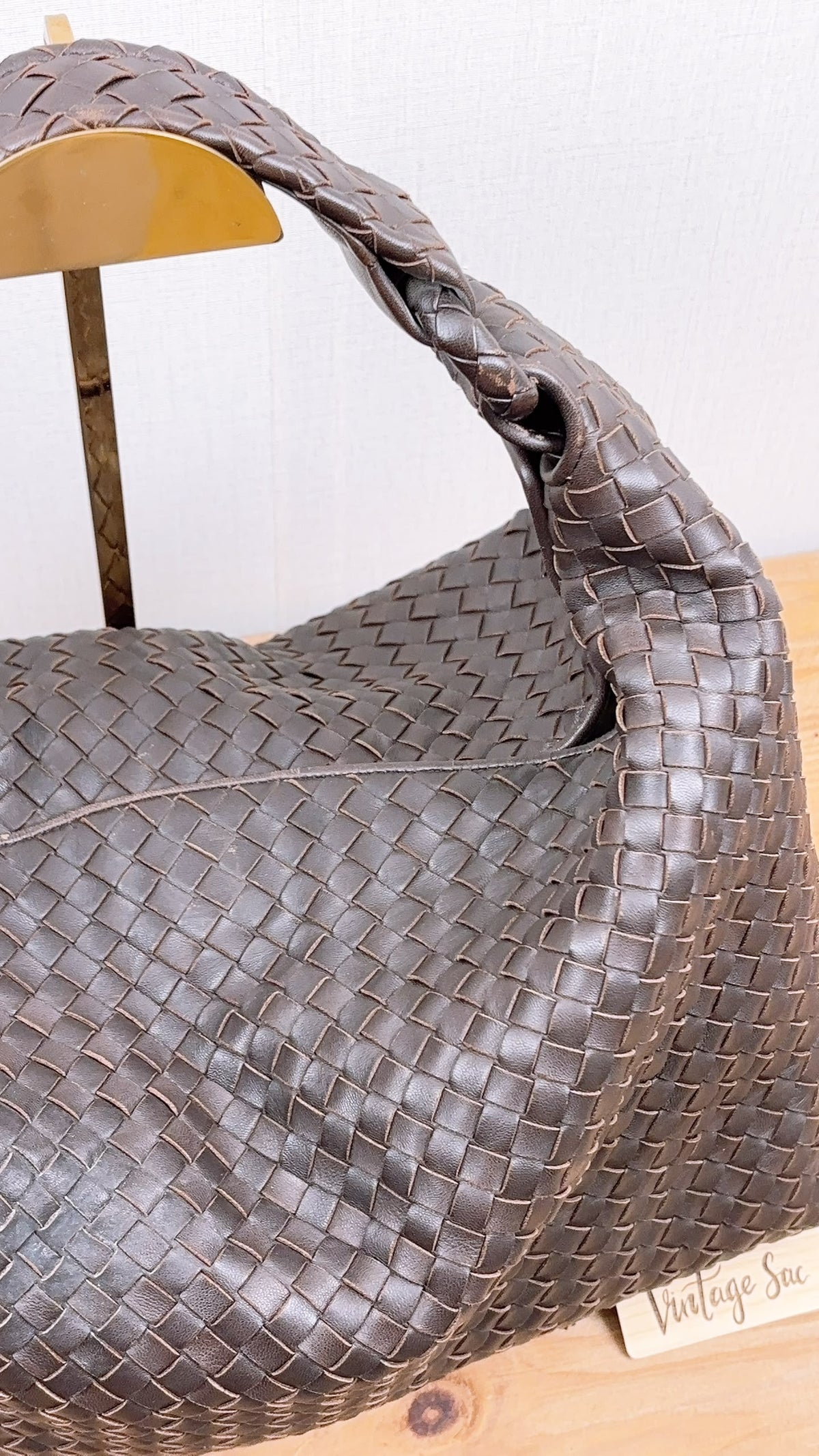 Bottega Veneta Brown Intrecciato Sloane Hobo