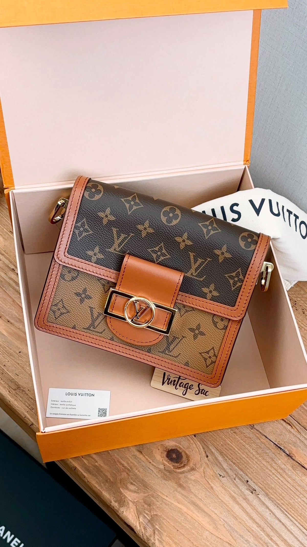 LV Reverse Monogram Mini Dauphine