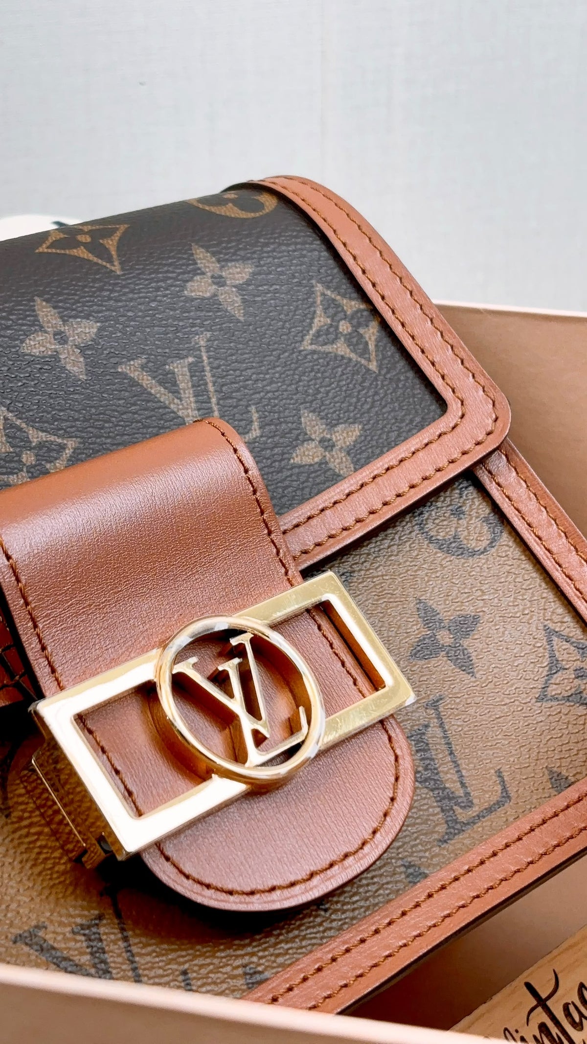 LV Reverse Monogram Mini Dauphine