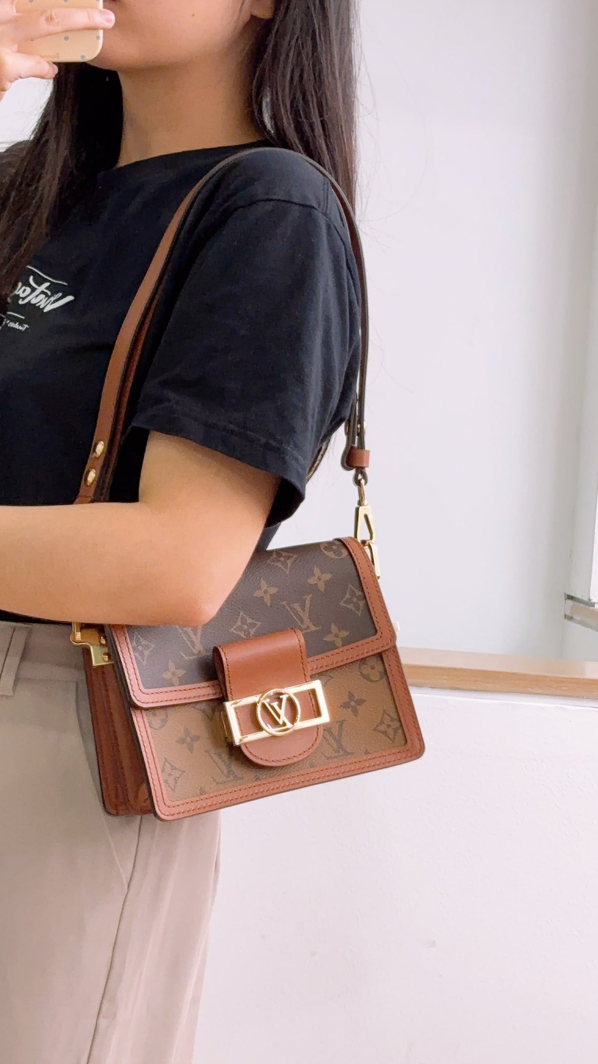 LV Reverse Monogram Mini Dauphine